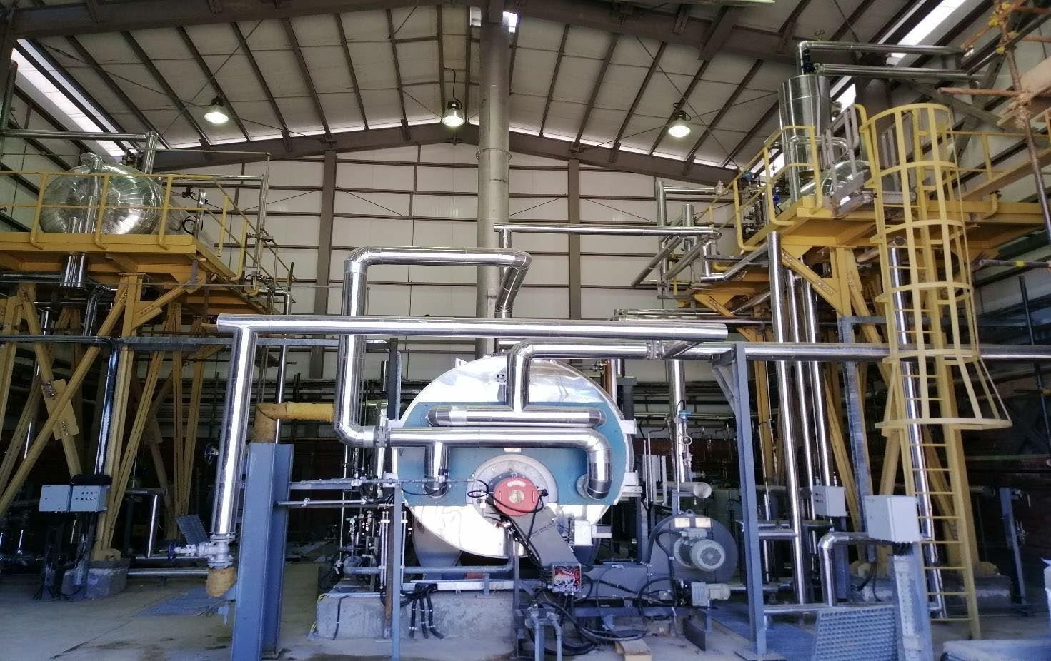 Boiler front and surrounding access structure